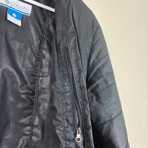 Columbia Omni-Heat Insulated Hooded Parka Black Size Medium - Picture 10 of 12